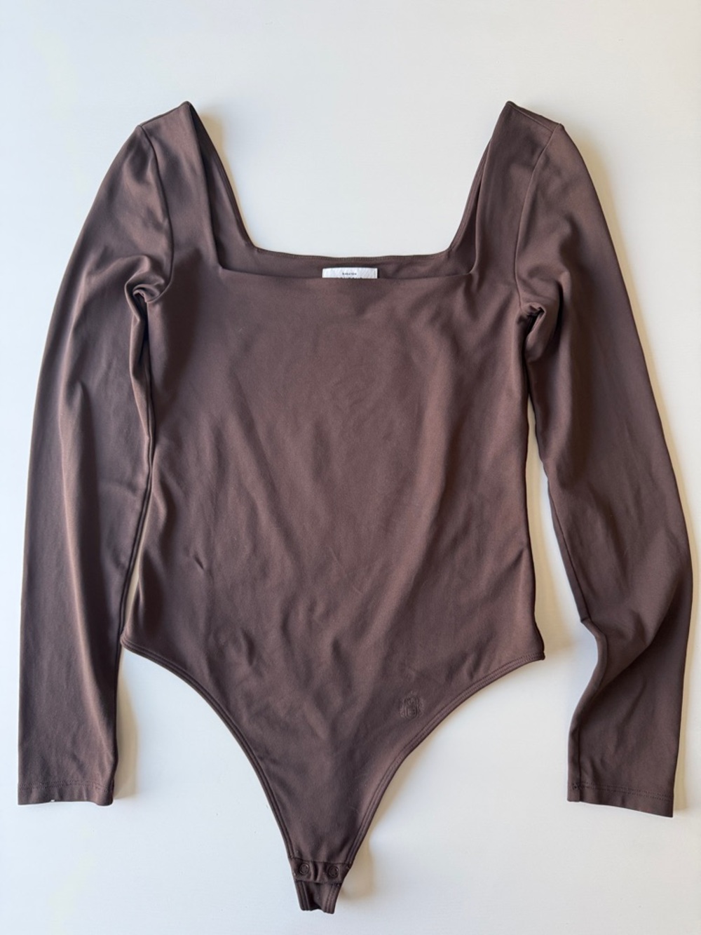 Babaton Contour Brown Scoop Neck Bodysuit